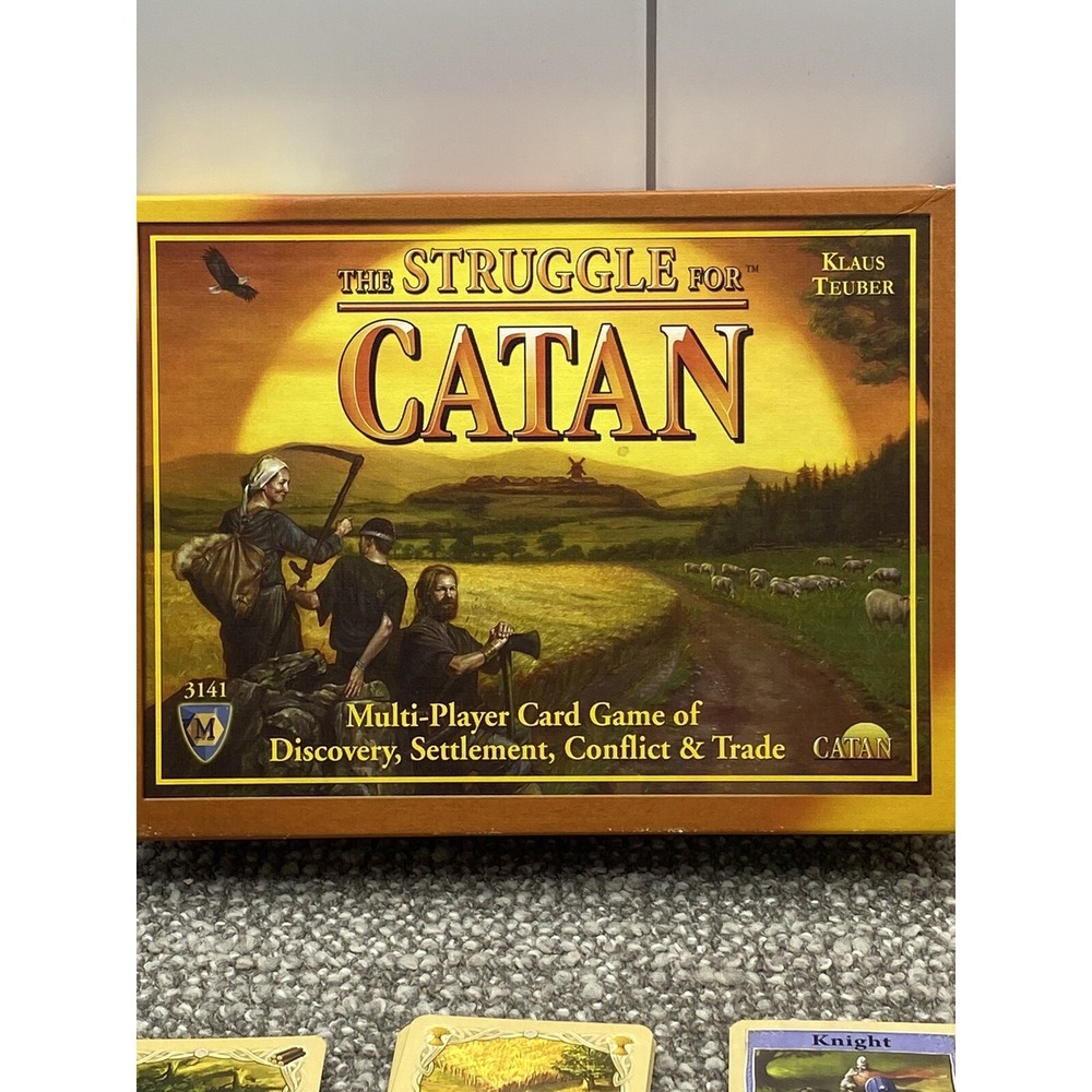 The Struggle For Catan Multiplayer‎ Card Game 2011 Mayfair Games 100% Complete